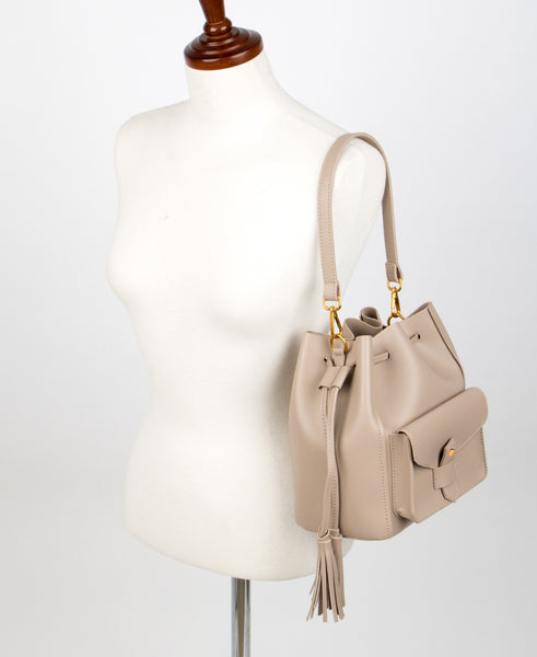 Rebecca Tassel Bucket Bag-holiholi.com