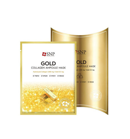 [SNP] Gold Collagen Ampoule Mask-Holiholic