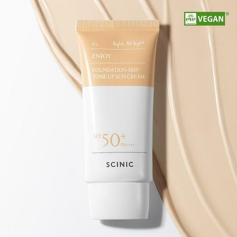 [Scnic] Enjoy Foundation Skip Tone Up Sun Cream SPF 50+ PA++++ 50ml-Holiholic