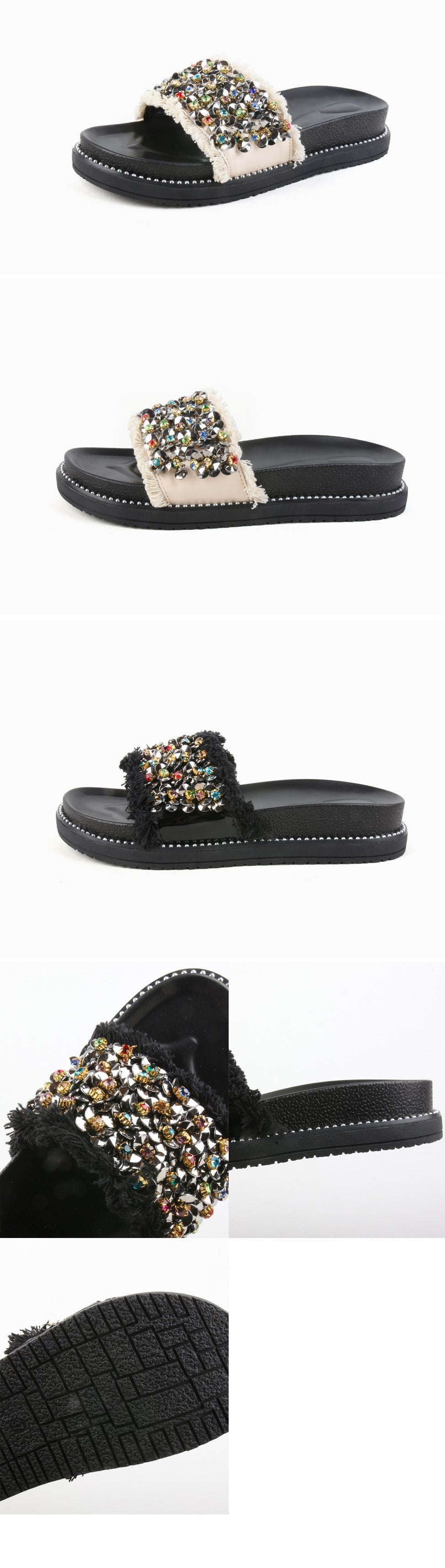 Simple but Unique Beads Slippers-holiholic.com