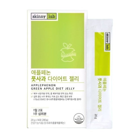 [Skinny Lab] Applephenon Green Apple Diet Jelly 14 sticks- Holiholic