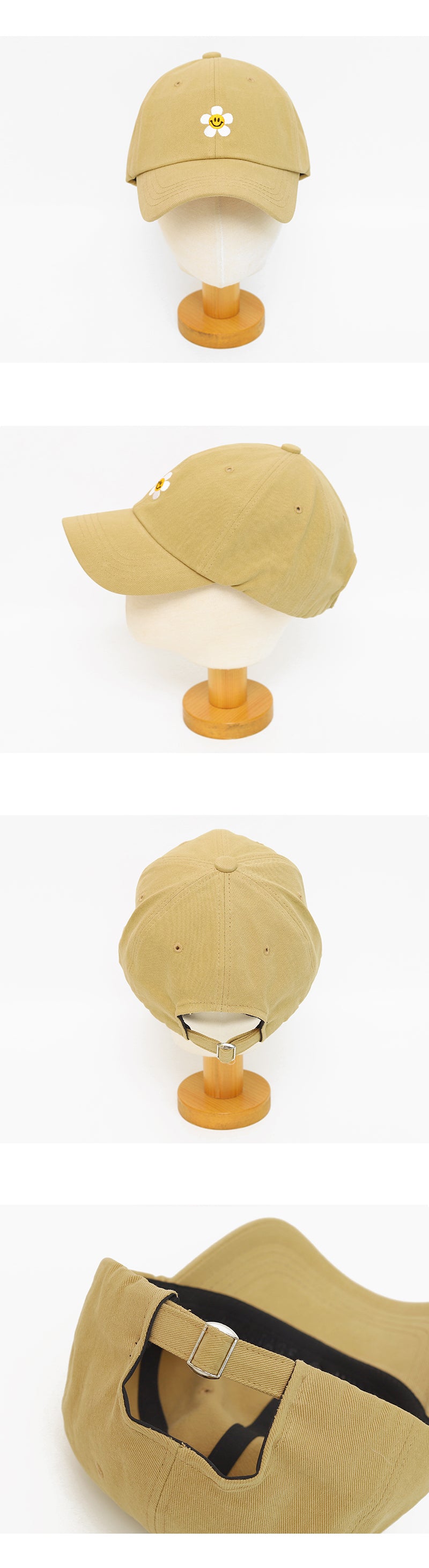 Smile Daisy Baseball Hat-Holiholic