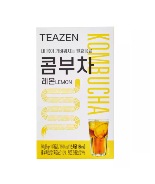 [TEAZEN] KOMBUCHA LEMON TEA  5g  10 sticks l Holiholic