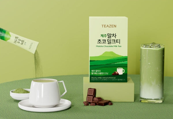 [TEAZEN] Macha Chocolate Milk Tea 20 sticks-Holiholic