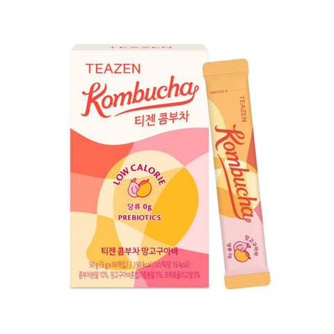 [TEAZEN] NEW Kombucha Mango Guava 5g  10 sticks-Holiholic