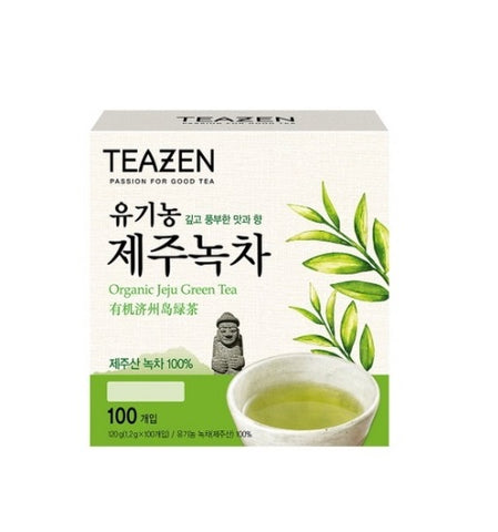 [TEAZEN] Organic Jeju Green Tea 100ea-Holiholic