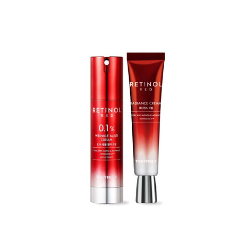 [TONYMOLY] Retinol Red 0.1% Wrinkle Multi Cream Set -Holiholic