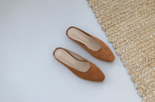 Terarosa Suede Mules-holiholic.com