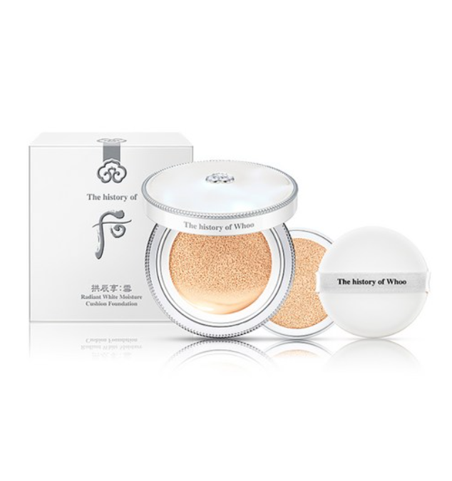 [The History of Whoo] Gongjinhyang Seol Radiant White Moisture Cushion Foundation-Holiholic