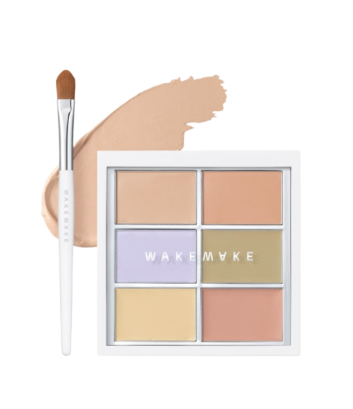 [WAKEMAKE] Defining Cover Conceal-Fit Palette-Holiholic