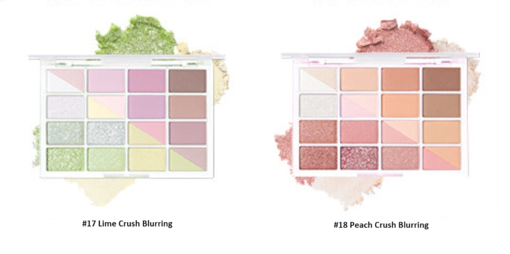 [WAKEMAKE] Soft Blurring Eye Palette #18 Peach Crush Blurring-Holiholic