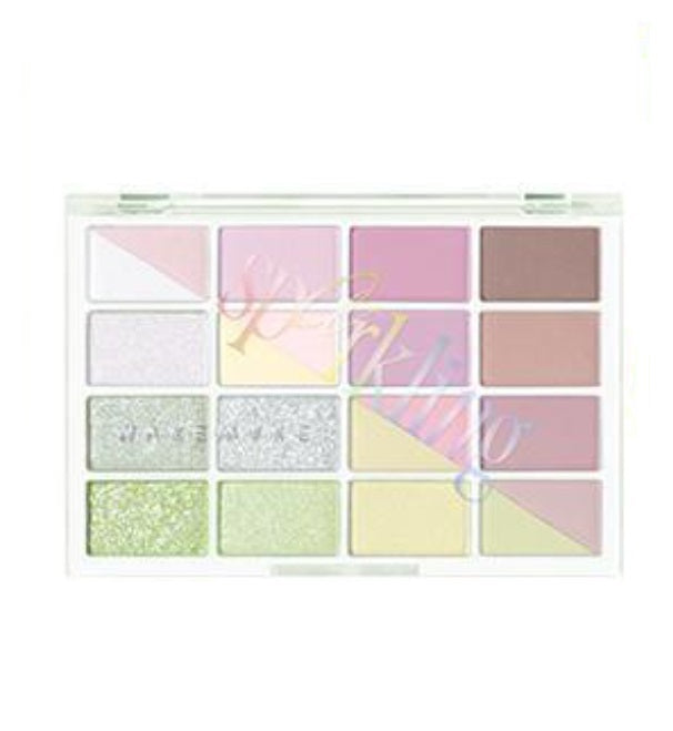 [WAKEMAKE] Soft Blurring Eye Palette #17 Lime Crush Blurring -Holiholic