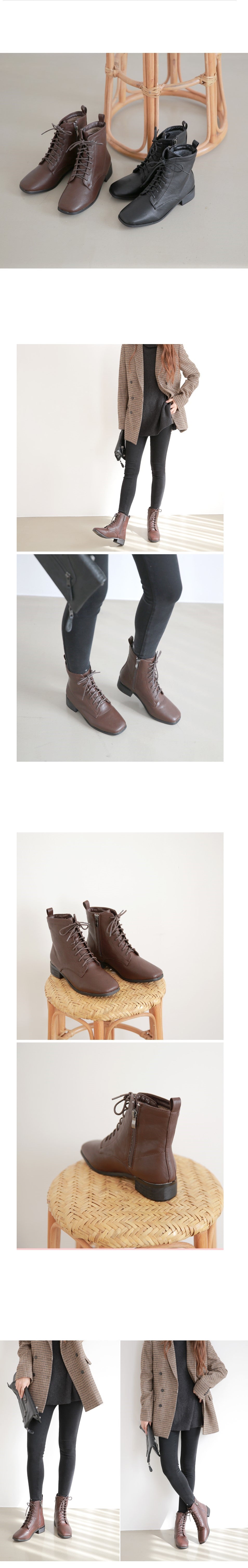 Warm Lined Lace Up Boots-holiholic.com