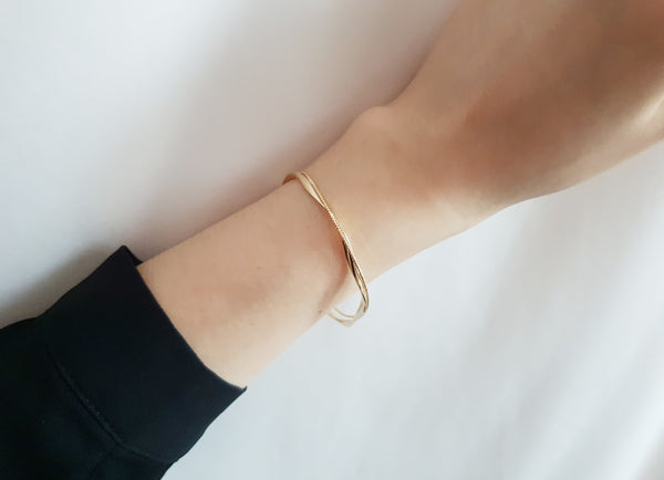 Wavy Double Bangle-holiholic.com