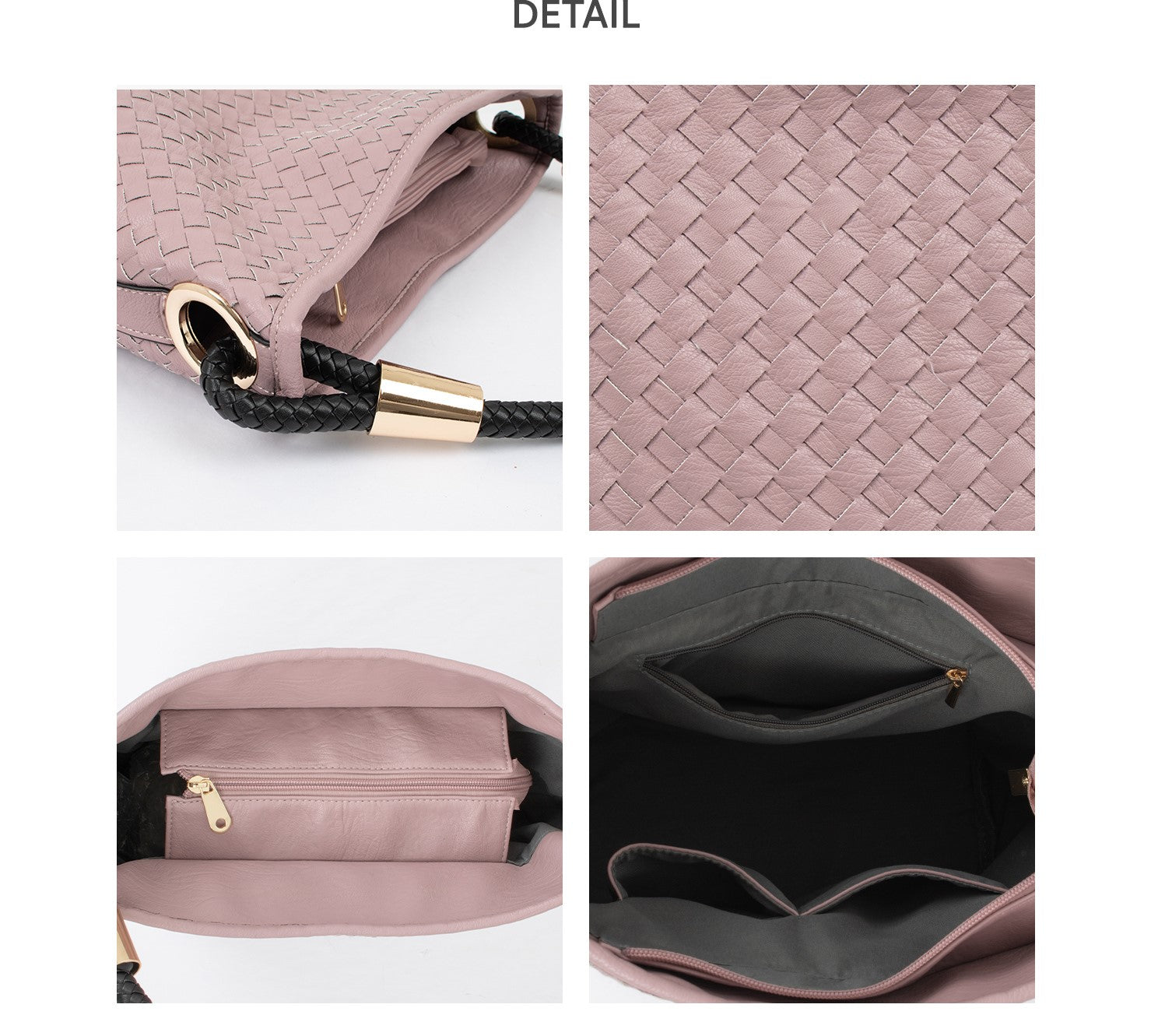 Weave Strap Shoulder Bag-holiholic.com