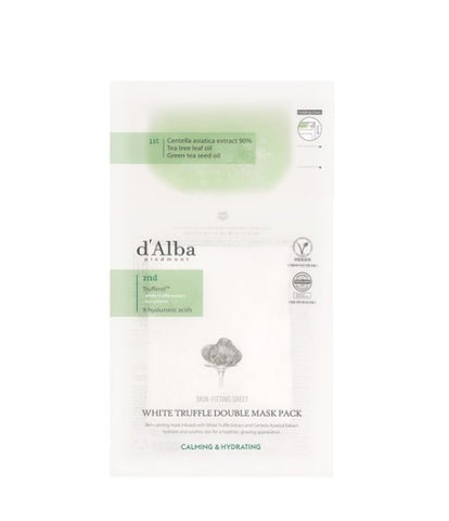 [d’Alba] White Truffle Double Mask Pack Sheet-Holiholic