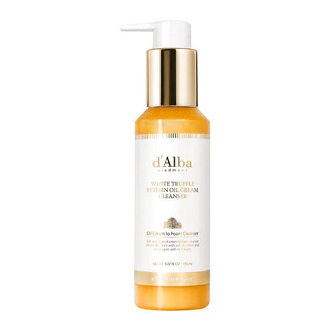 [d’Alba] White Truffle Return Oil Cream Cleanser-Holiholic