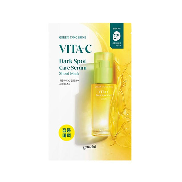 [goodal] Green Tangerine Vita C Dark Spot Care Serum Sheet Mask-Holiholic