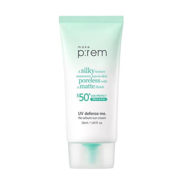 [make p:rem] UV Defense Me No Sebum Sun Cream-Holiholic