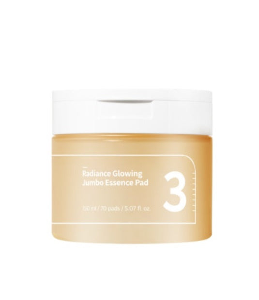 [numbuzin] No.3 Radiance Glowing Jumbo Essence Pad 70pads-Holiholic