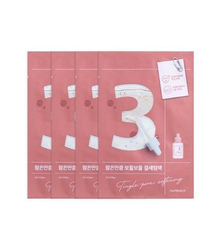 [numbuzin] No.3 Tingle-Pore Softening Serum Mask Sheet-Holiholic