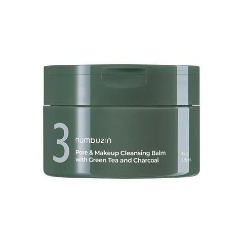 [numbuzin] Pore & Makeup Cleansing Balm with Green Tea and Charcoal-Holiholic