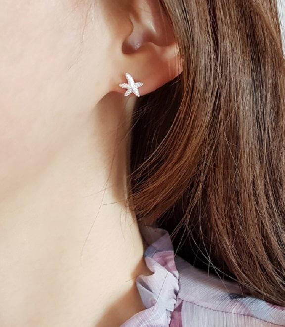 [92.5 Silver] Sea Friends Earrings - HOLIHOLIC