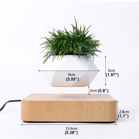 Floating Plant Pot dimensions in cm and inches