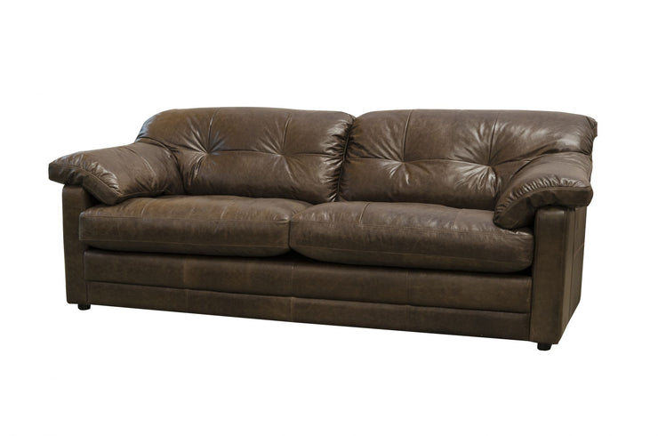 bailey 3 seater leather sofa