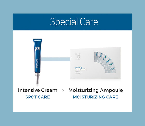 ID REAL AFTER CARE INTENSIVE CREAM & MOISTURIZING AMPOULE