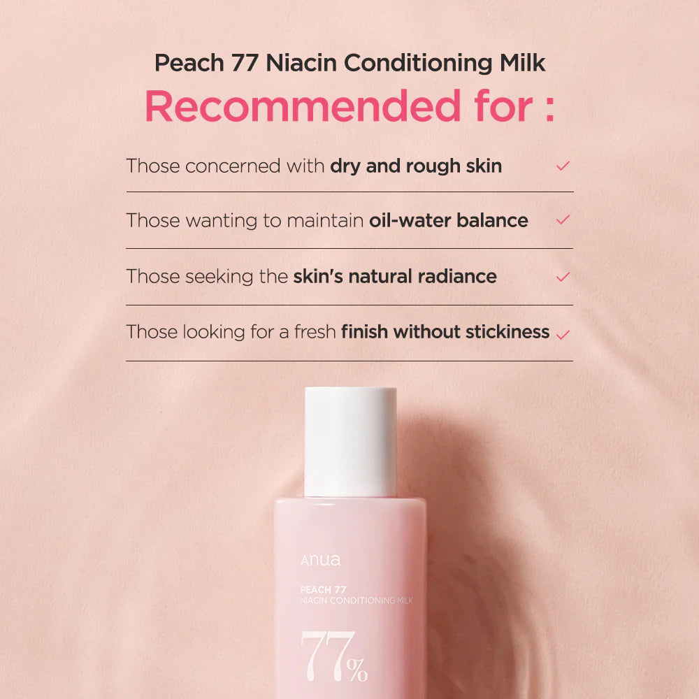 ANUA PEACH NIACIN CONDITIONING MILK RECOMMENDED PEPOLE