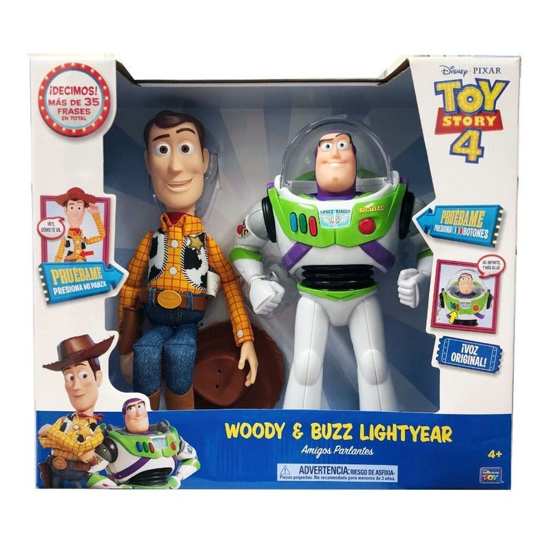 Viscoso Adaptación seguridad Buzz Lightyear Y Woody Muñecos 35 Frases Toy Story 4 – ApioVerde