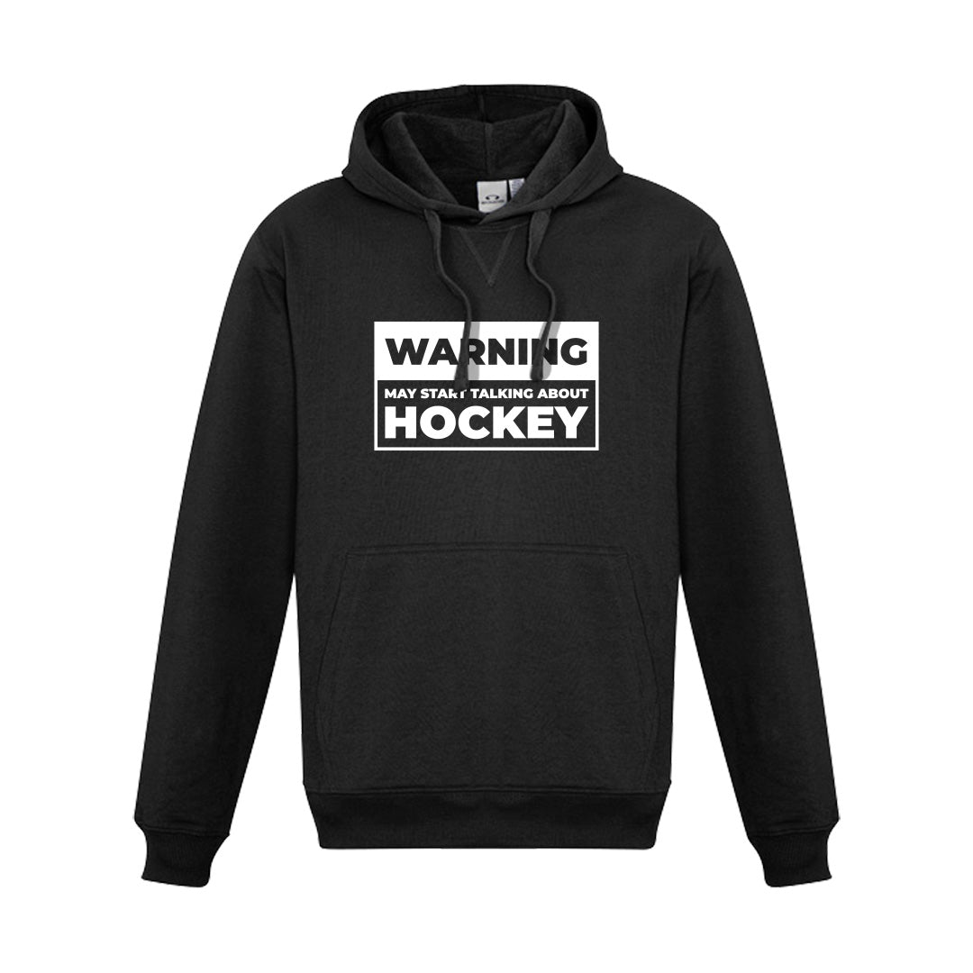 Warning May Start Talking Hockey Hoodie