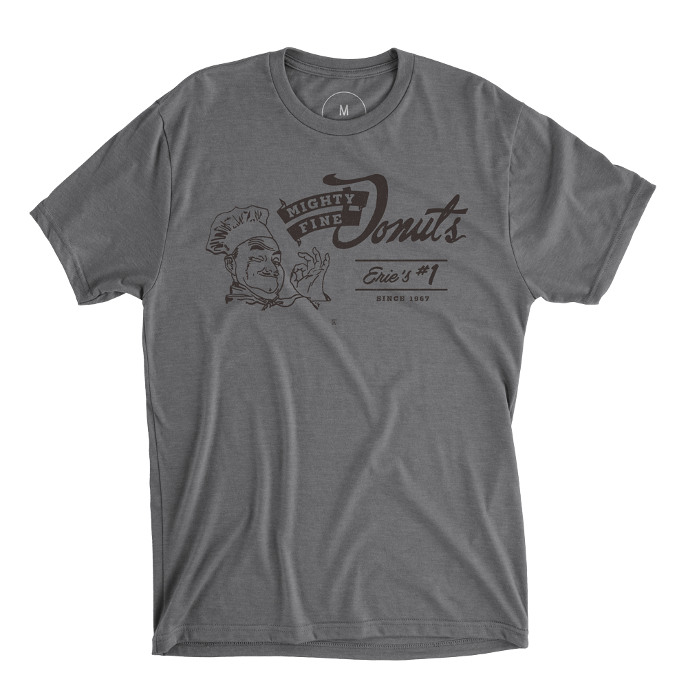 Mighty Fine Donuts Logo Tee – Erie Apparel