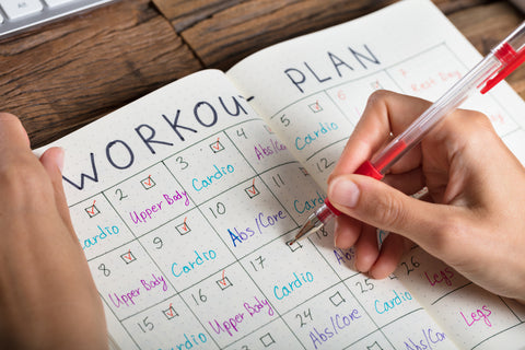 Image of workout schedule