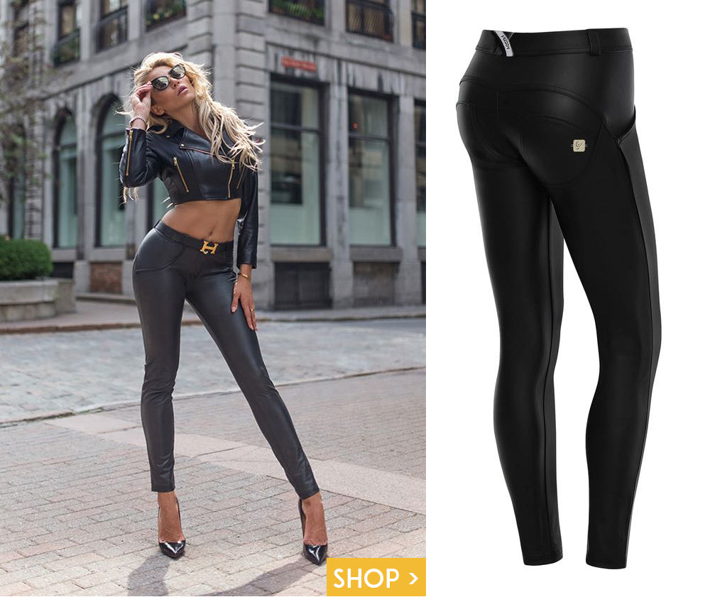 Khloe style fashion push up shaping pants