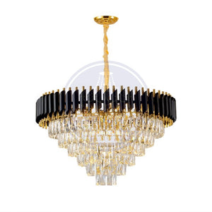 modern nordic black led chandelier