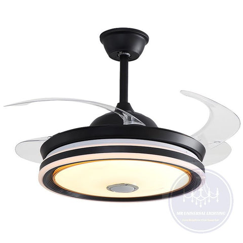 ceiling fan with light invisible blades