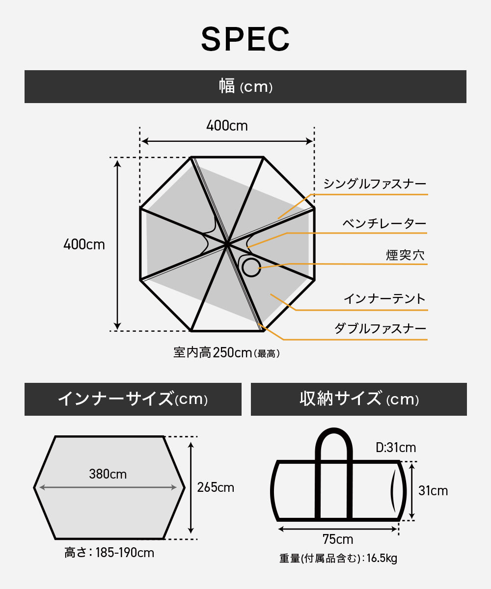 サイズ表