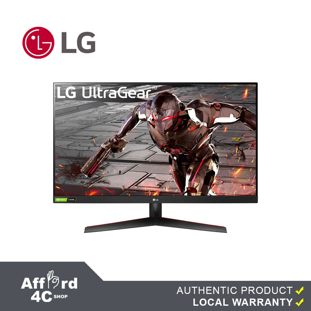 LG 27GN60R-B 27” UltraGear™ Full HD IPS 1ms (GtG) Gaming Monitor with