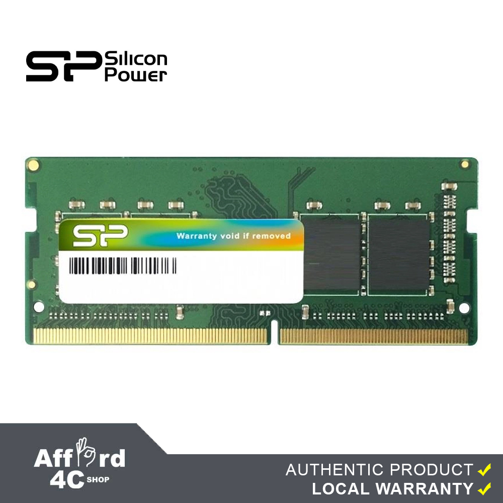 Silicon Power 4GB 2666Mhz DDR4 Non-ECC CL19 SODIMM Laptop Memory RAM