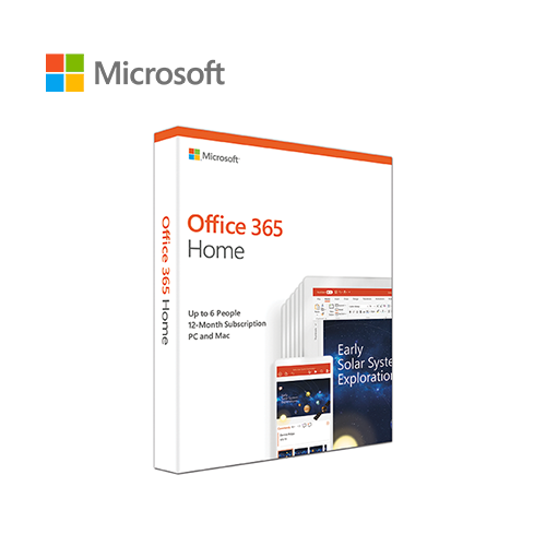 Microsoft Office 365 Home Medialess 1 Year Subscription