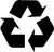 Mobius Loop recycling symbol