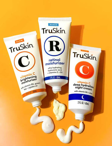 TruSkin Vitamin C Daily, Retinol Facial And Vitamin C Night Moisturizers