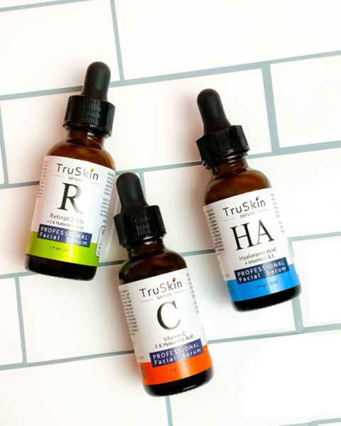 TruSkin Retinol Vitamin C And Hyaluronic Acid Serums