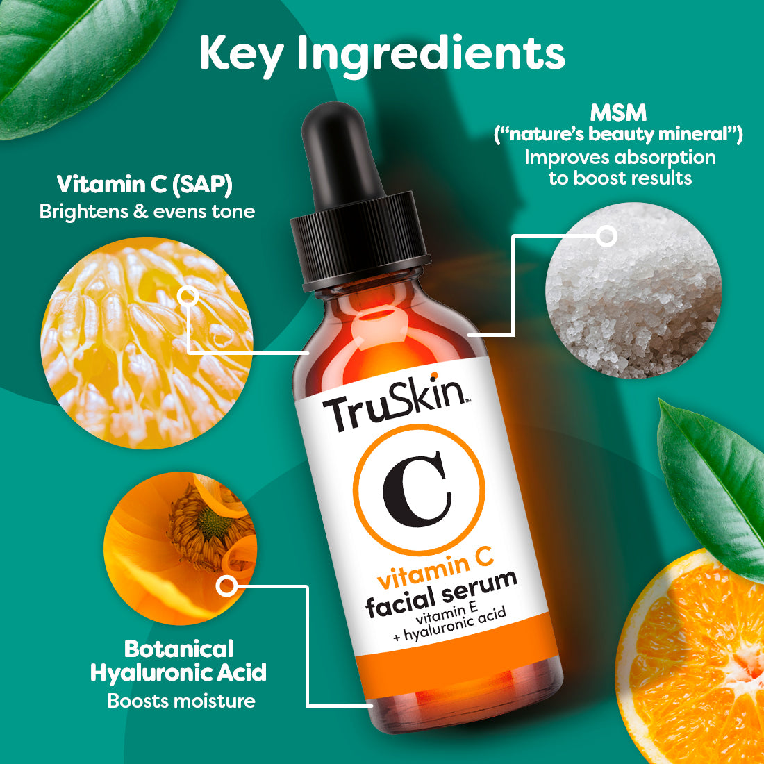 TruSkin Age Defying 3-Pack Bundle with Vitamin C Serum, Retinol Serum and  Hyaluronic Acid