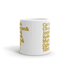 Load image into Gallery viewer, Gold Text Seven Jewels Mug
