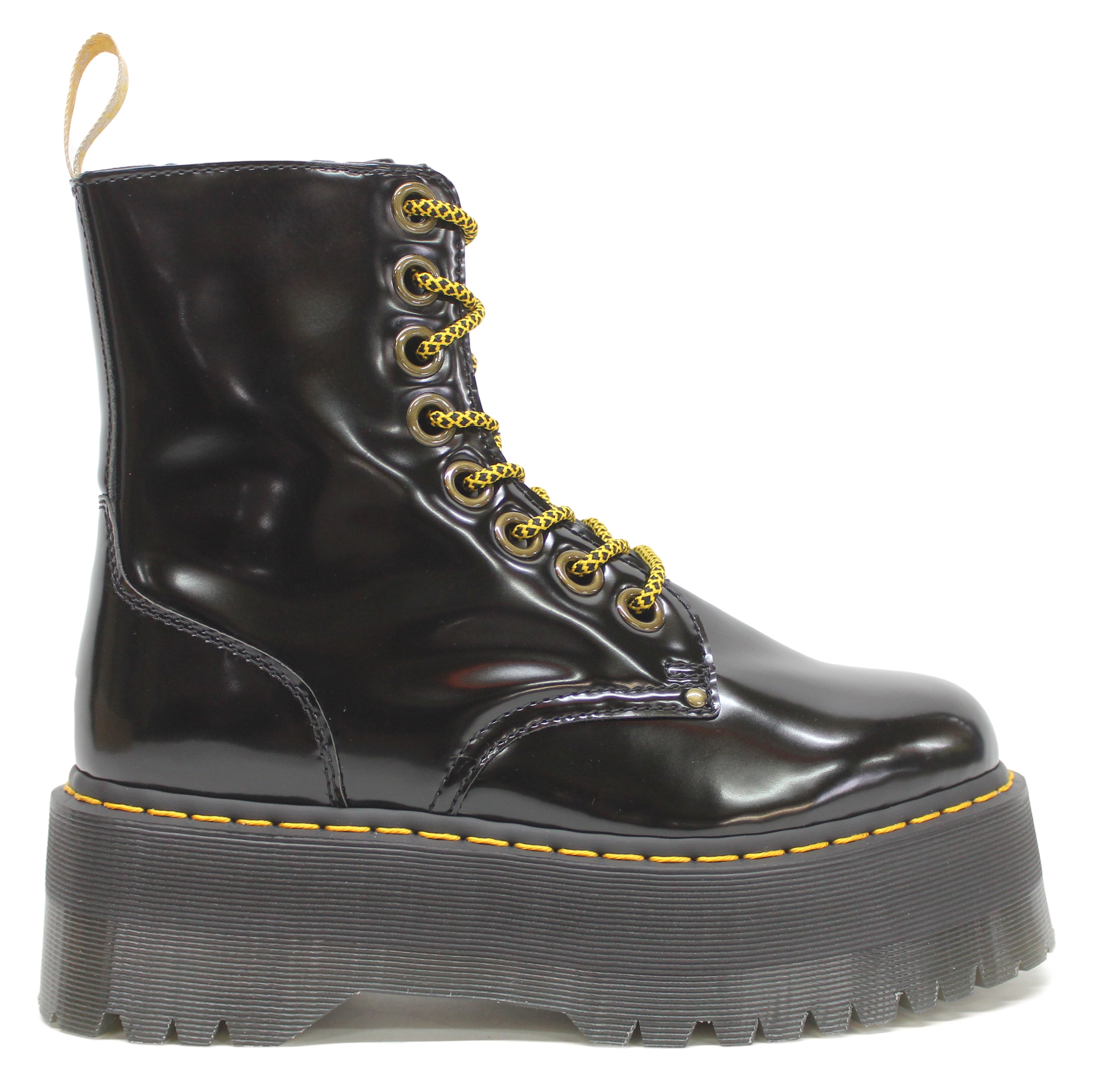 Dr. Martens Jadon Max Smooth Waxed Leather Women's Platform Boots