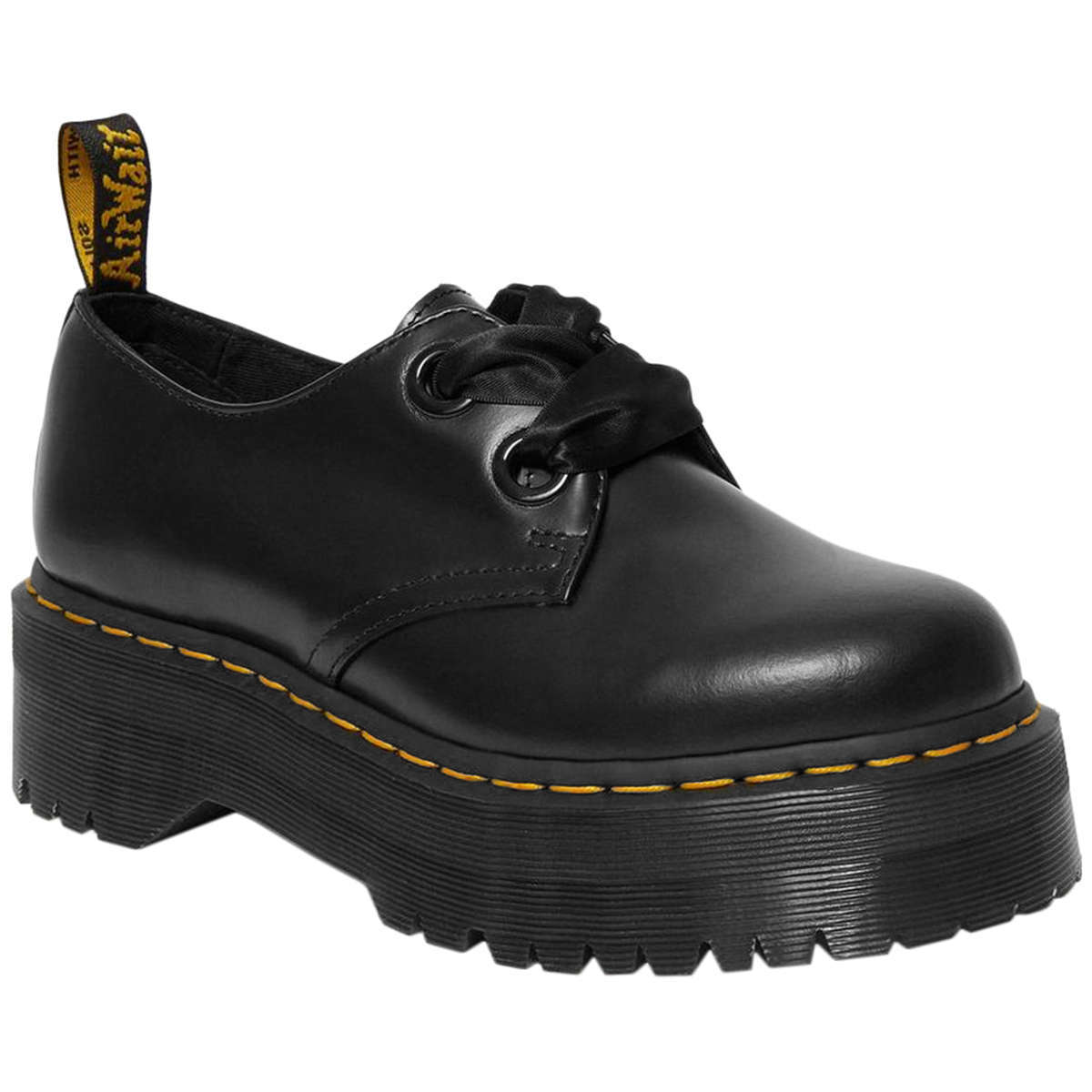 Dr. Martens Molly Full Grain Smooth Leather Women's Platform Boots