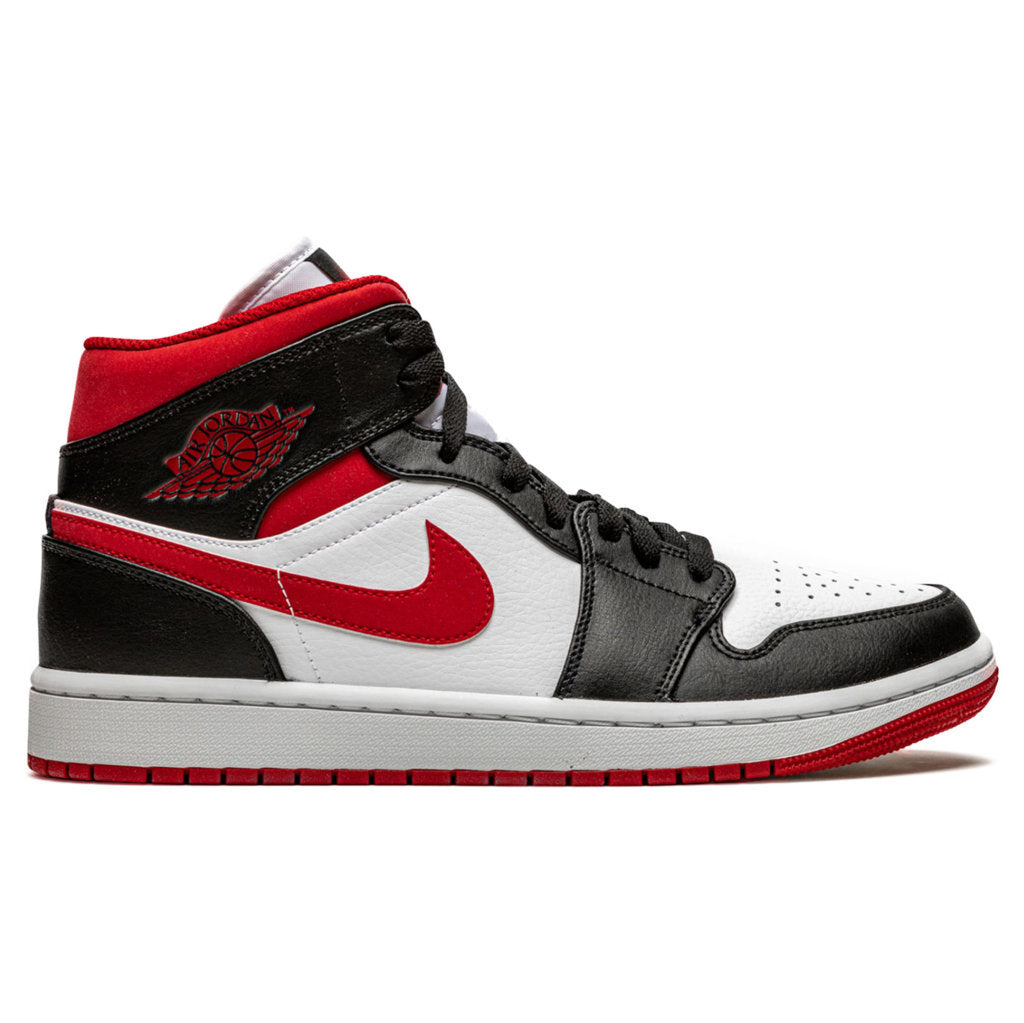 Men's air jordan 1 mid clearance cut basketball shoes - black